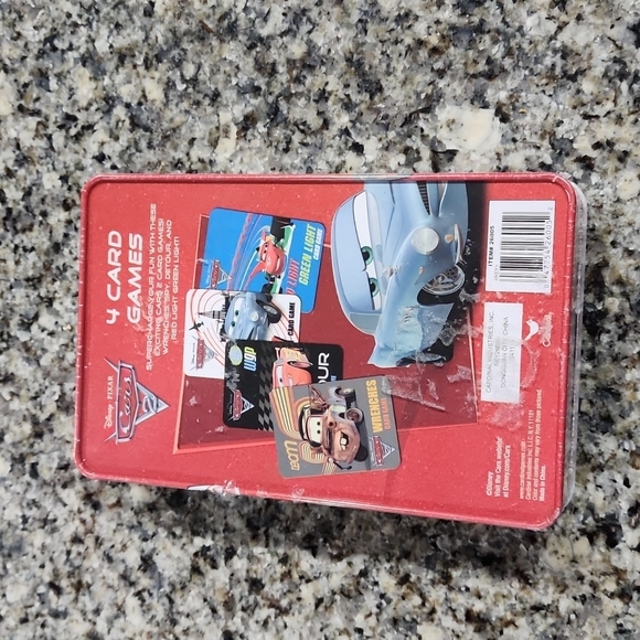 Unopened Cars Tin of 4 card games - Picture 2 of 2